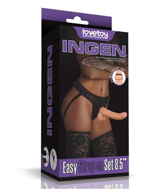 Rimba LoveToy Easy Strap-On Set with 21,5 cm Dildo