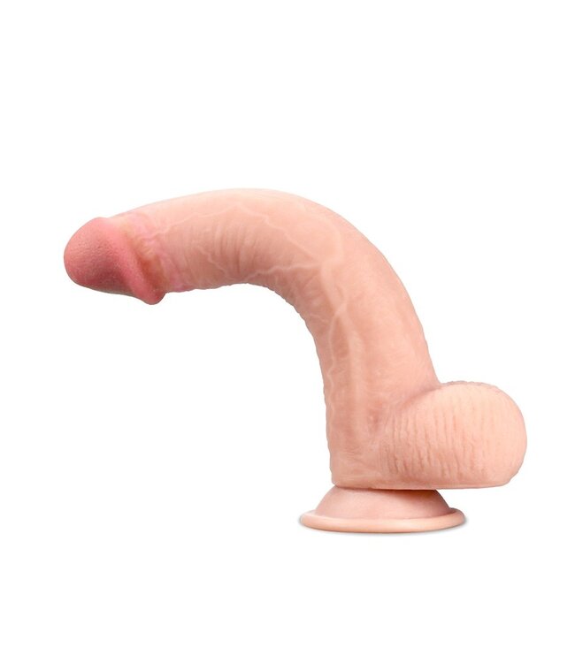 Rimba LoveToy - Sliding Skin Dildo 9" / 23 cm (Ø 3.5 CM) - Nude