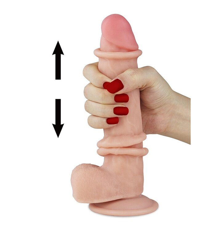 Rimba LoveToy - 8 inch Sliding Skin Dildo