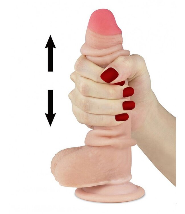 Rimba LoveToy - 7 inch Sliding Skin Dildo