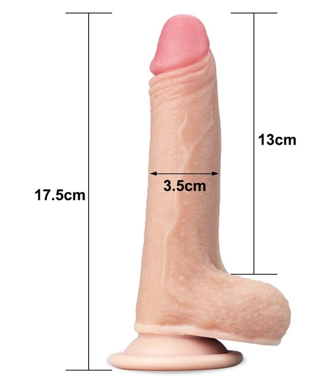 Rimba LoveToy - 7 inch Sliding Skin Dildo