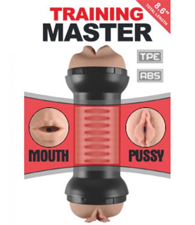 Rimba Training Master Double Side Stroker-Mouth and Pussy