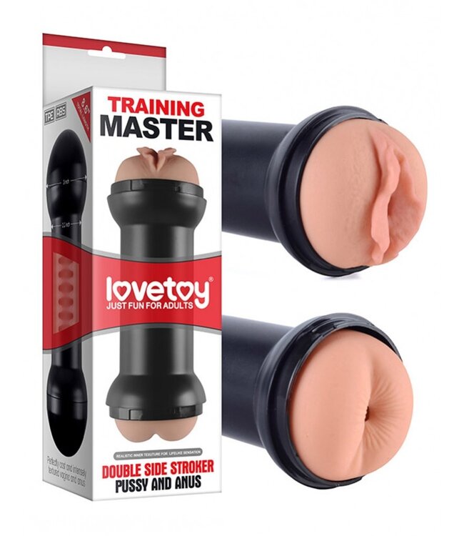 Rimba Training Master Double Side Stroker-Pussy and Anus