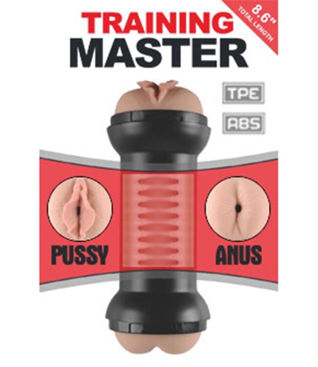 Rimba Training Master Double Side Stroker-Pussy and Anus