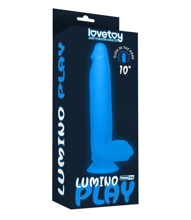 Rimba LoveToy - Lumino Play Dildo 26 cm - Glow in the Dark