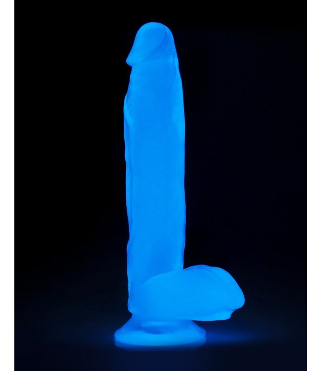 Rimba LoveToy - Lumino Play Dildo 26 cm - Glow in the Dark