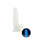 Rimba LoveToy - Lumino Play Dildo 19 cm - Glow in the Dark