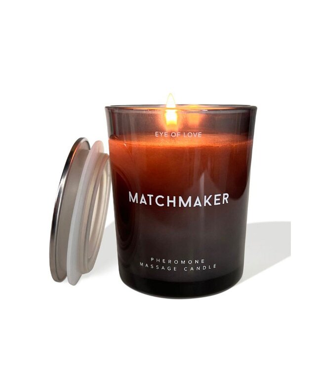 Matchmaker Pheromone Massage Candle Black