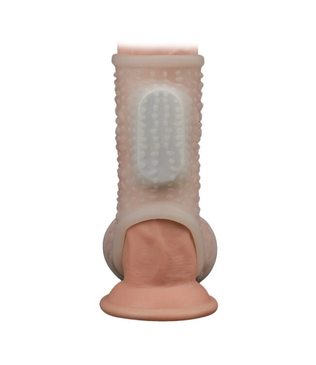 Rimba LoveToy - Drip Knights Ring - Vibrerende Penis Sleeve - Wit