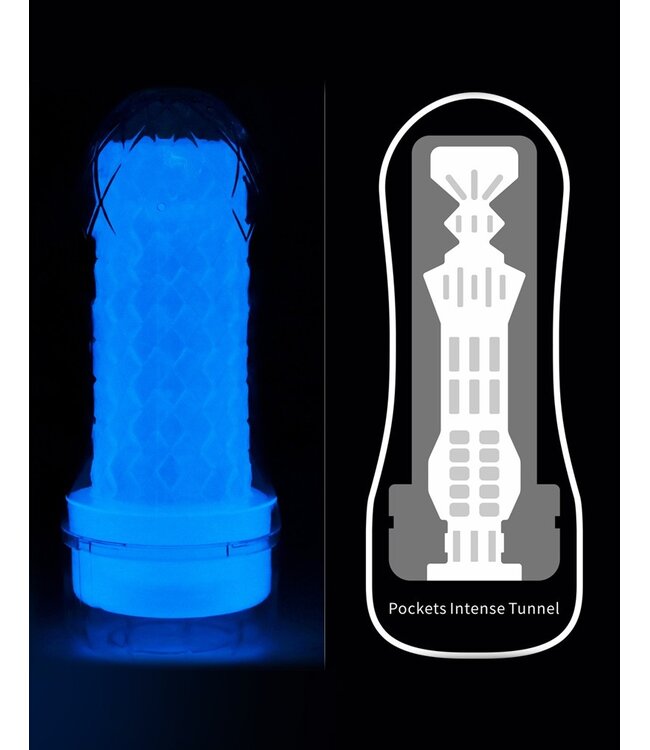 Rimba LoveToy - Lumino Play Masturbator 1 - Glow in the Dark