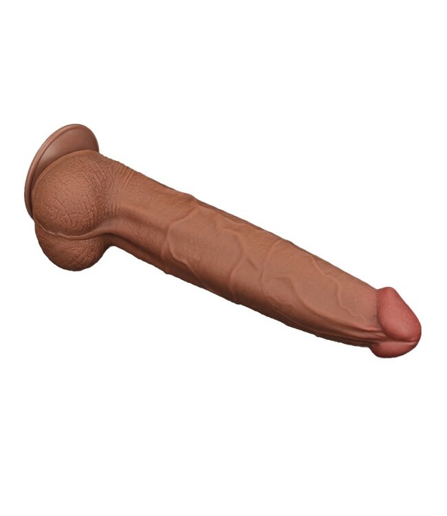 Rimba LoveToy - Sliding Skin Dildo 34 cm - Brown