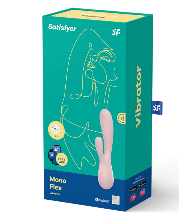 Rimba Satisfyer Mono Flex Mauve / incl. Bluetooth and App