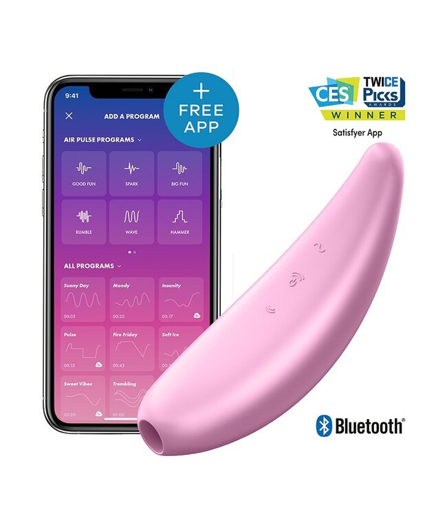 Rimba Satisfyer Curvy 3+ Pink / incl. Bluetooth and App