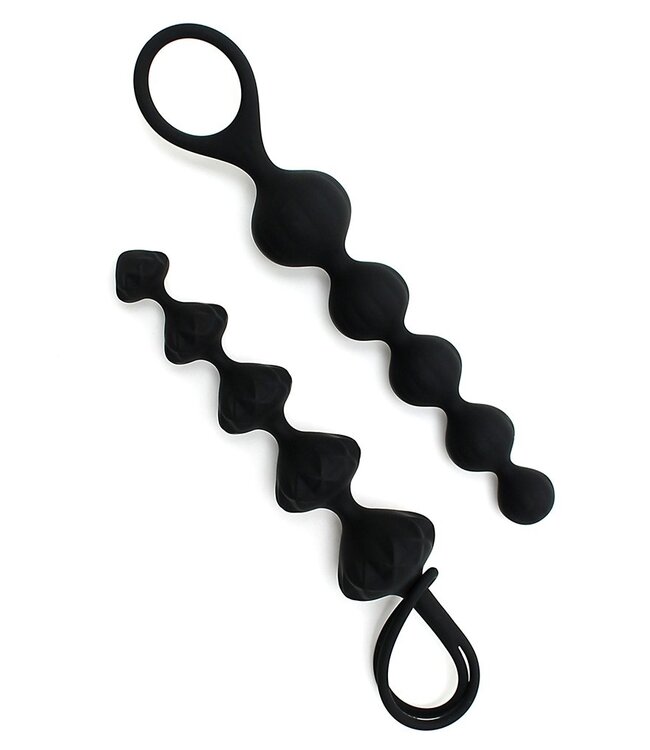 Rimba Satisfyer Love Beads Black (set of 2)