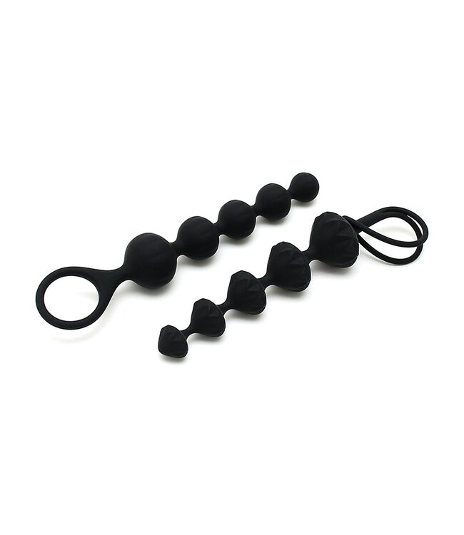 Rimba Satisfyer Love Beads Black (set of 2)