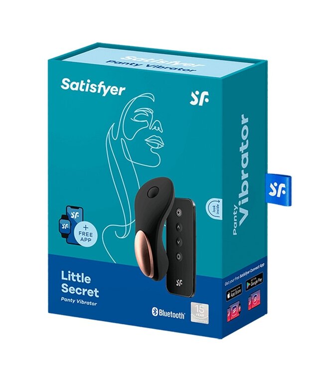 Rimba Satisfyer - Little Secret - Panty Vibrator - Zwart