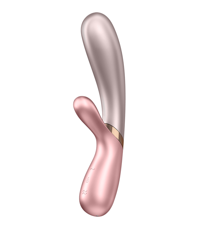 Rimba Satisfyer - Hot Lover - Verwarmde Vibrator - Roze / Donkerroze