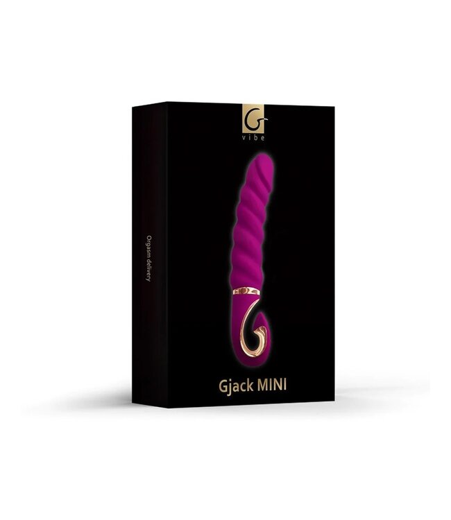 Rimba Gvibe - GJack Mini - Geribbelde Vibrator - Fuchsia