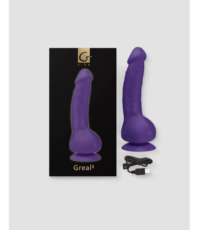Rimba Gvibe - GReal 2 - Vibrerende Dildo - Paars