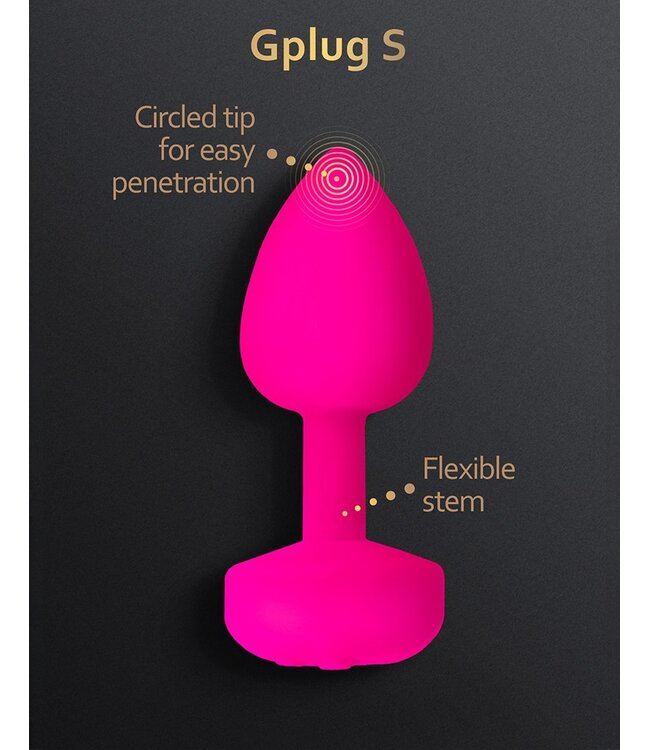 Rimba G-Vibe - G-Plug Small - Vibrerende Butt Plug - Roze