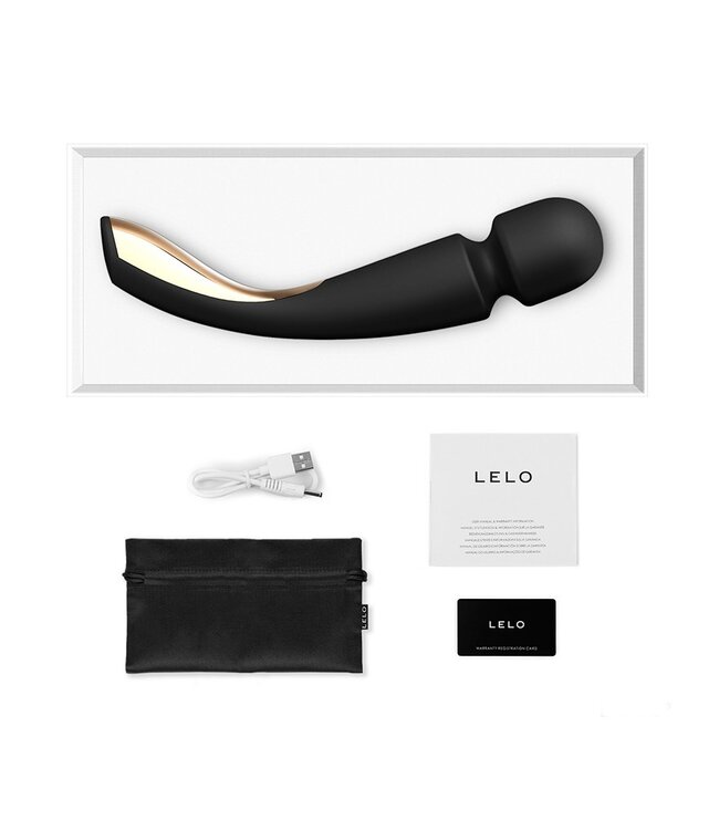 Rimba LELO - Smart Wand 2 Medium - Wand Vibrator - Zwart