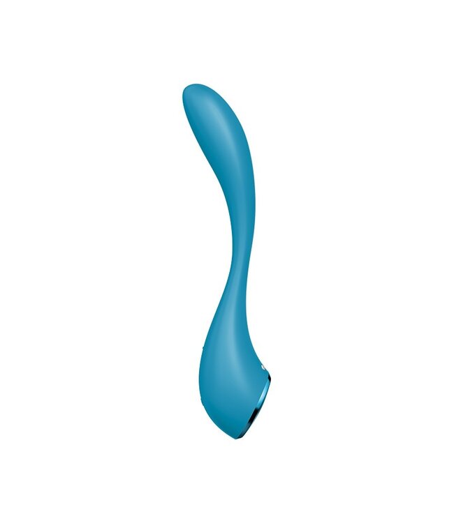 Rimba Satisfyer - G-Spot Flex 5+ - Flexibele G-Spot Vibrator (met App Control) - Blauw