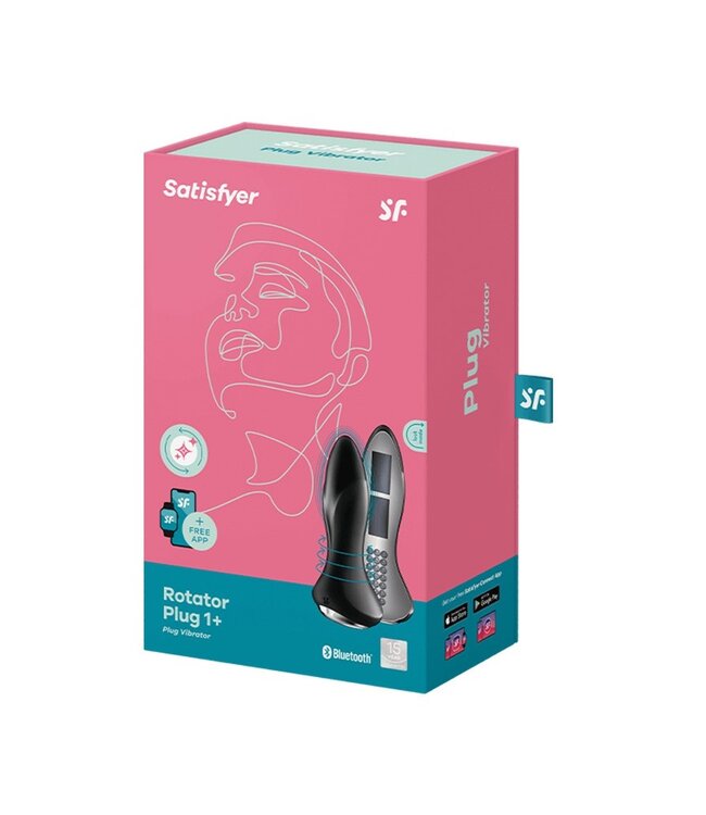 Rimba Satisfyer - Rotator Plug 1+ - Anale Vibrator - Zwart