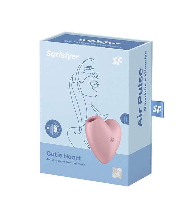 Rimba Satisfyer - Cutie Heart - Luchtdruk Vibrator - Roze