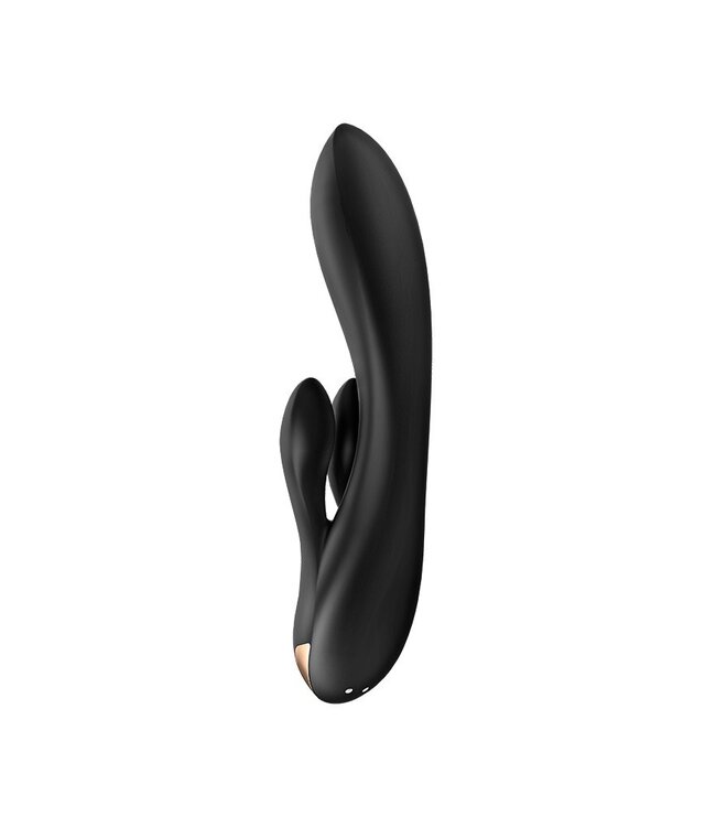 Rimba Satisfyer - Double Flex - Rabbit Vibrator - Zwart