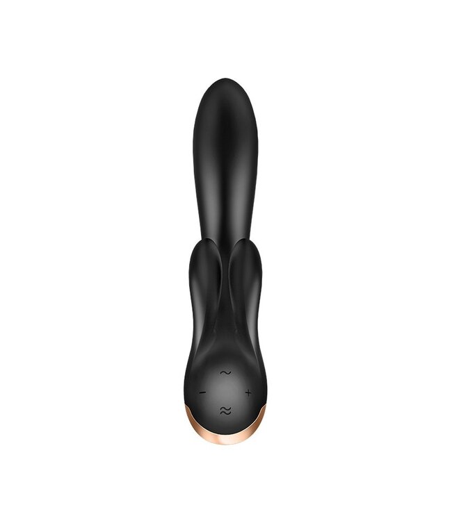 Rimba Satisfyer - Double Flex - Rabbit Vibrator - Zwart