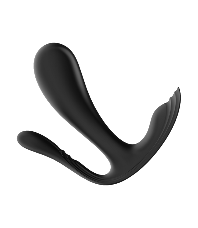 Rimba Satisfyer - Top Secret+ - Draagbare vibrator met anale stimulator - Zwart
