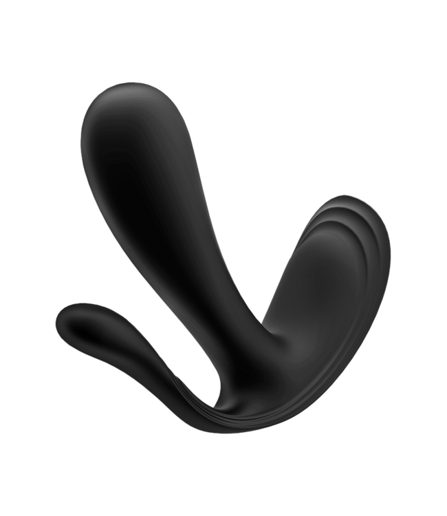 Rimba Satisfyer - Top Secret+ - Draagbare vibrator met anale stimulator - Zwart