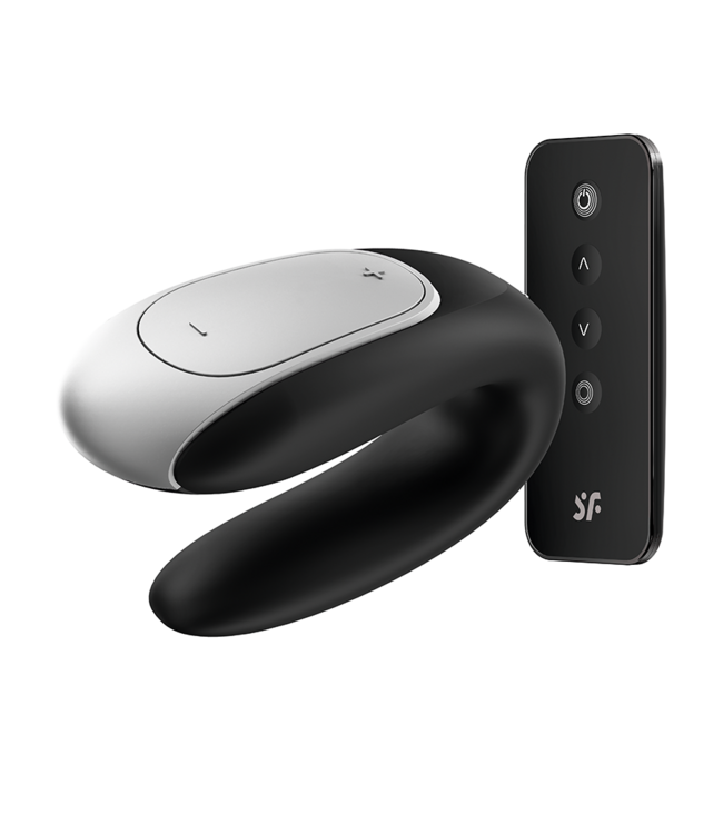 Rimba Satisfyer - Double Fun - Luxe Koppel Vibrator - Zwart