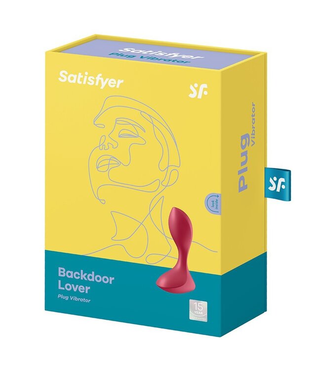Rimba Satisfyer - Backdoor Lover - Anaal Vibrator - Rood