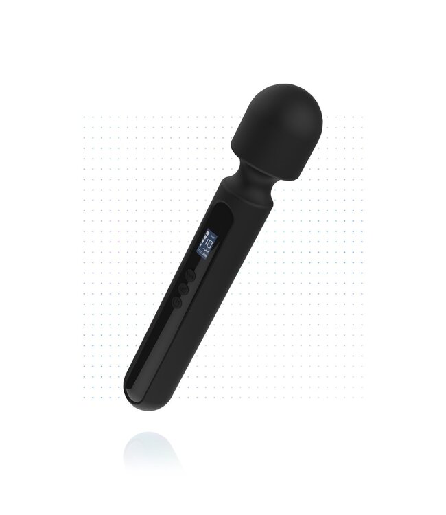 BLAQ BLAQ - Digitale Super Wand Vibrator - Zwart