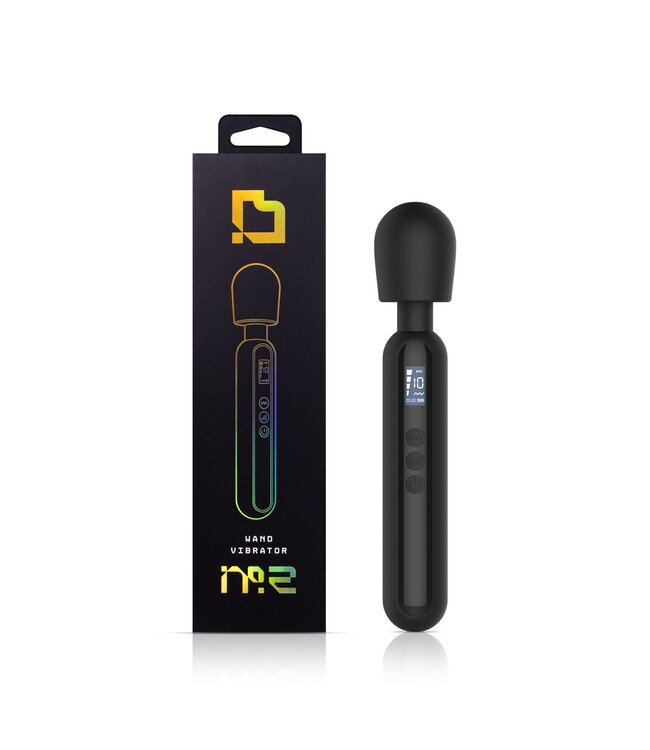 BLAQ BLAQ - Digitale Super Wand Vibrator - Zwart