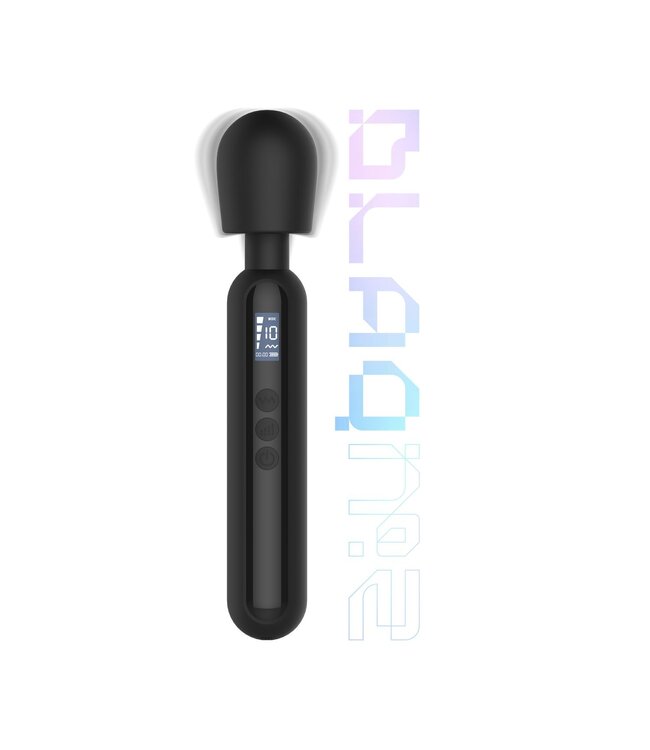 BLAQ BLAQ - Digitale Wand Vibrator - Zwart