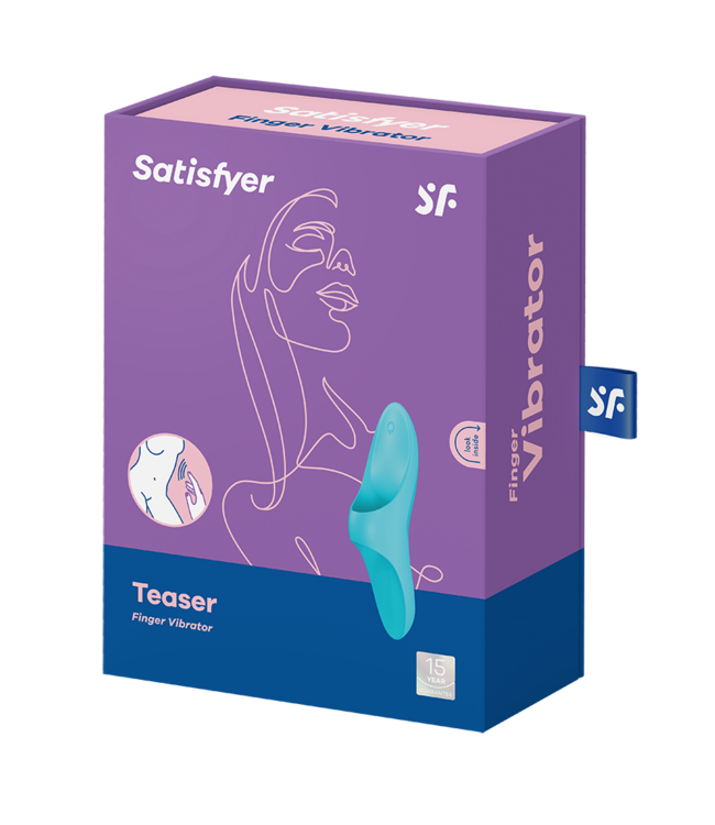 Rimba Satisfyer - Teaser - Vinger Vibrator - Blauw