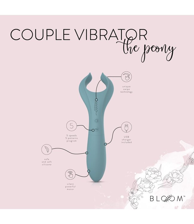 Bloom Bloom - The Peony Koppel Vibrator - Groen