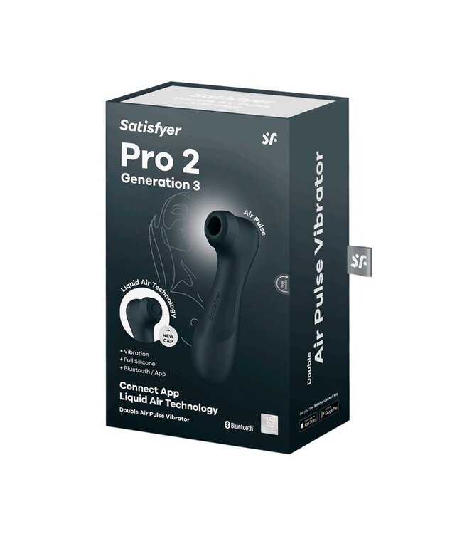 Rimba Satisfyer - Pro 2 Generation 3 - Luchtdruk Vibrator (met App Control) - Zwart