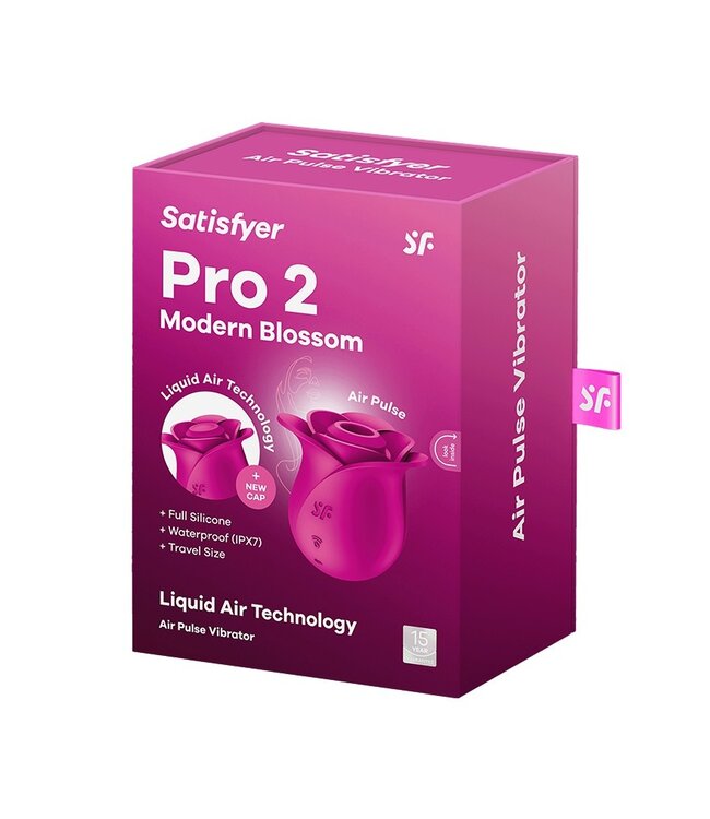 Rimba Satisfyer - Pro 2 Modern Blossom - Luchtdruk Vibrator - Roze