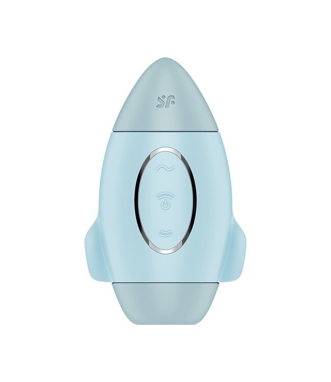 Rimba Satisfyer - Mission Control - Luchtdruk Vibrator - Blauw