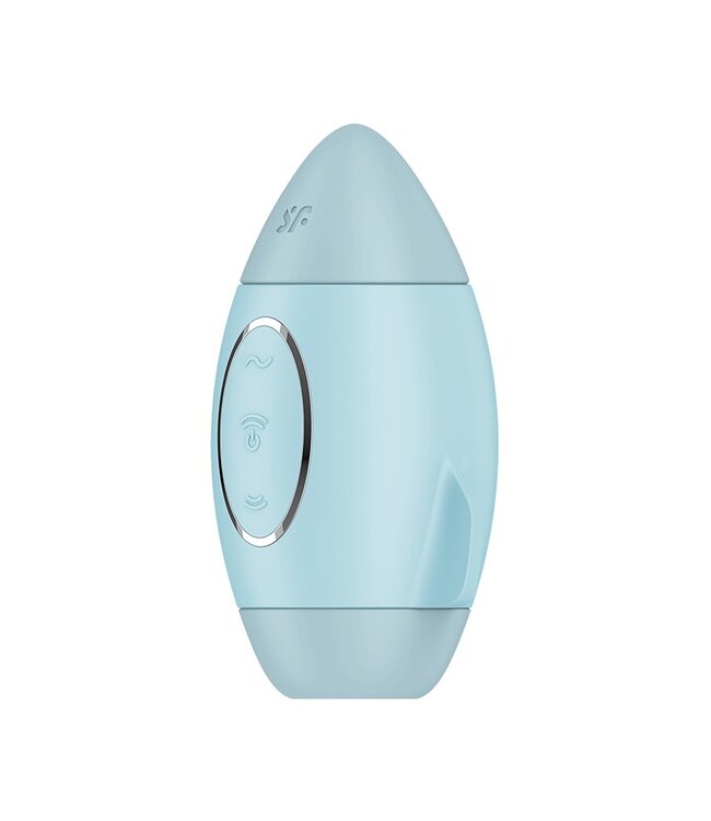 Rimba Satisfyer - Mission Control - Luchtdruk Vibrator - Blauw