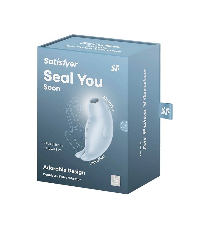 Rimba Satisfyer - Seal You Soon - Luchtdruk Vibrator - Blauw