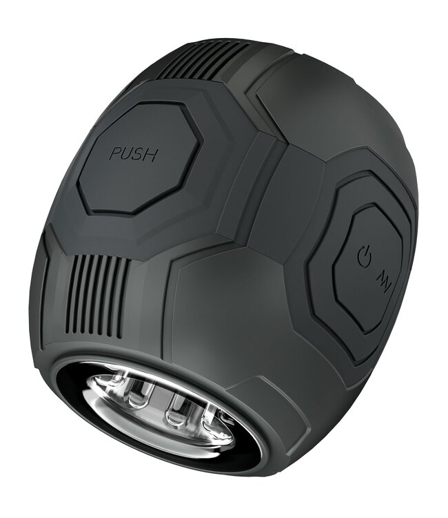 M For Men Blush Novelties - Dome X Vibrerende Masturbator - Zwart