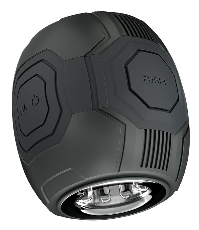 M For Men Blush Novelties - Dome X Vibrerende Masturbator - Zwart