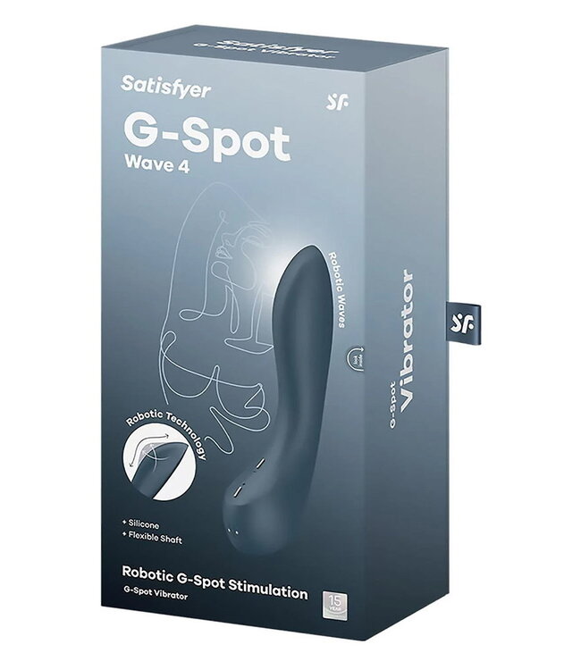 Rimba Satisfyer - G-Spot Wave 4 - G-Spot Vibrator - Donkerblauw
