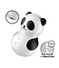 Rimba Satisfyer - Pocket Panda - Dubbele Air Pulse Vibrator - Zwart/Wit