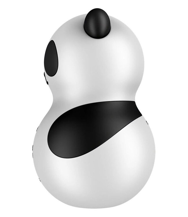 Rimba Satisfyer - Pocket Panda - Dubbele Air Pulse Vibrator - Zwart/Wit