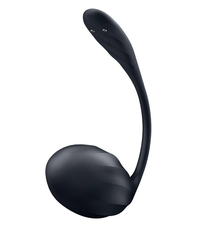 Rimba Satisfyer - Ribbed Petal - Draagbare Vibrator (met app-bediening) - Zwart